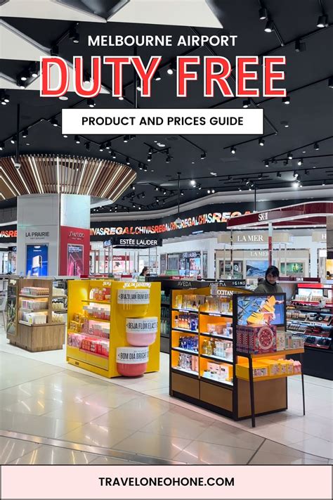 duty free shopping melbourne airport